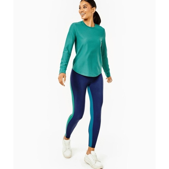 NWT Addison Bay Luxe Sport High-Rise League Legging Multi Navy XS MSRP $108 - Picture 1 of 5